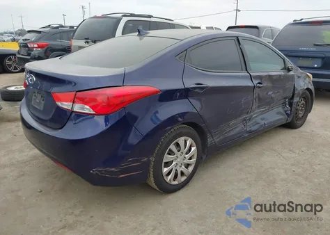 2011 Hyundai Elantra Gls z USA, uszkodzony, nr VIN 5NPDH4AE6BH028340